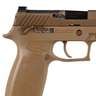 Sig Sauer M18 Commemorative 9mm Luger 3.9in Coyote PVD Pistol - 21+1 Rounds - Tan