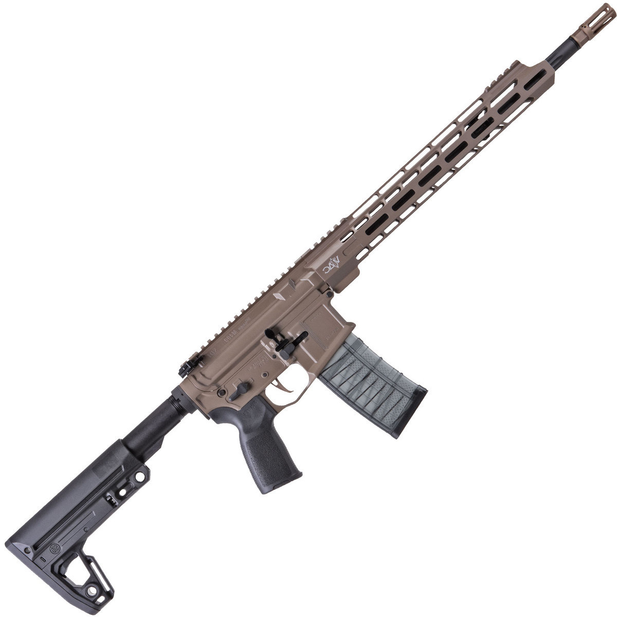 Sig Sauer M400 SDI 223 Remington 16in Coyote Brown Cerakote Semi Automatic Modern Sporting Rifle - 30+1 Rounds - Brown Sig Sauer M400 SDI 223 Remington 16in Coyote Brown Cerakote Semi Automatic Modern Sporting Rifle - 30+1 Rounds - Brown