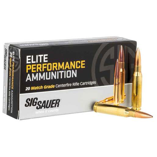 Sig Sauer Marksman Elite 308 Winchester 175gr OTM Centerfire Rifle Ammo Ammo - 20 Rounds 20 Rounds Ammo