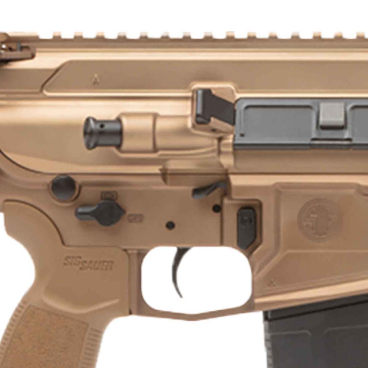 Sig Sauer MCX Spear 6.5 Creedmoor 16in FDE Anodized Semi Automatic Modern Sporting Rifle - 20+1 Rounds - Tan Sig Sauer MCX Spear 6.5 Creedmoor 16in FDE Anodized Semi Automatic Modern Sporting Rifle - 20+1 Rounds - Tan