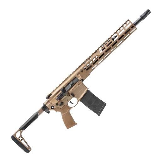 Sig Sauer MCX Spear-LT 5.56mm NATO 16in Coyote Brown Cerakote/Black Semi Automatic Modern Sporting Rifle - 30+1 Rounds - Tan image