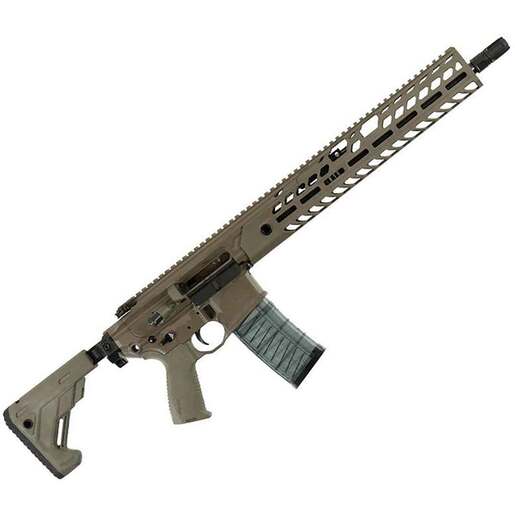 Sig Sauer MCX Virtus 5.56mm NATO 16in FDE Anodized Semi Automatic Modern Sporting Rifle - 30+1 Rounds - Tan image