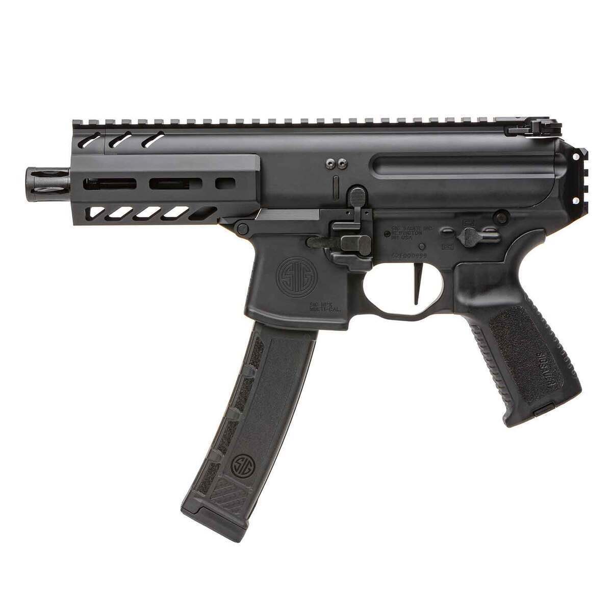 Sig Sauer MPX K 9mm Luger 4.5in Black Anodized Modern Sporting Pistol - 30+1 Rounds Sig Sauer MPX K 9mm Luger 4.5in Black Anodized Modern Sporting Pistol - 30+1 Rounds