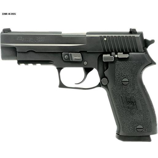 Sig Sauer P220 45 Auto (ACP) 4.4in Black Anodized Pistol - 8+1 Rounds - Black image