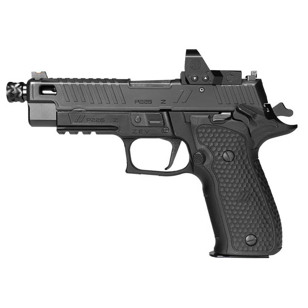 Sig Sauer P226 ZEV ROMEO1 PRO Red Dot 9mm Luger 4.9in Black Pistol - 15+1 Rounds - Black Sig Sauer P226 ZEV ROMEO1 PRO Red Dot 9mm Luger 4.9in Black Pistol - 15+1 Rounds - Black