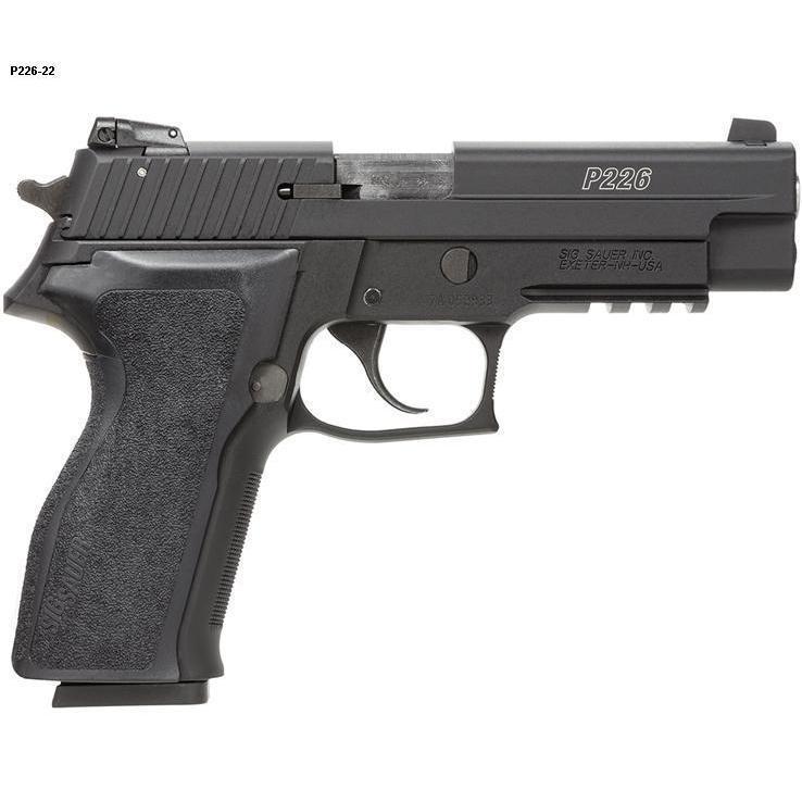 Sig Sauer P226 22 Long Rifle 4.6in Black Anodized Pistol - 10+1 Rounds - Black Sig Sauer P226 22 Long Rifle 4.6in Black Anodized Pistol - 10+1 Rounds - Black
