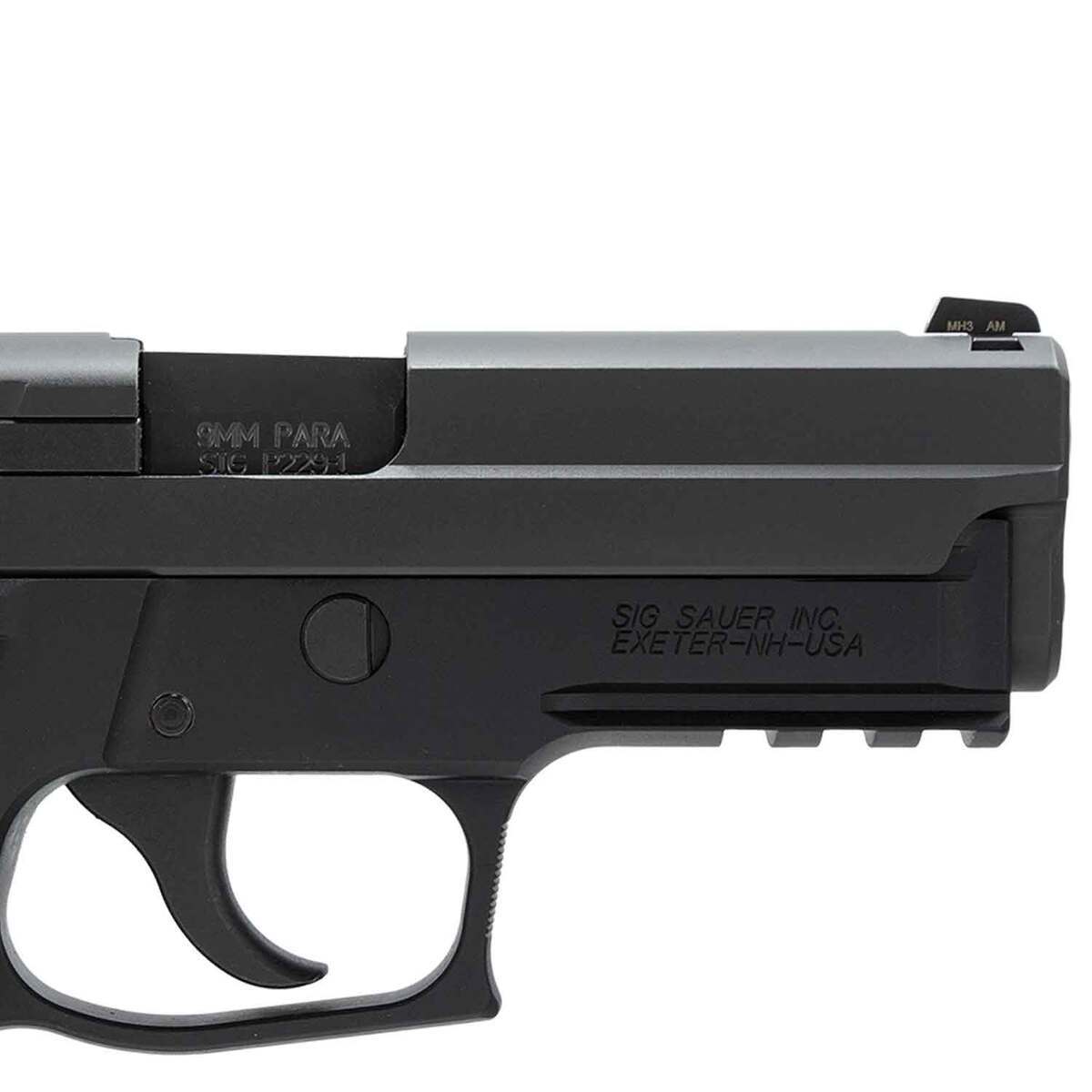 Sig Sauer P229 9mm Luger 3.9in Black Nitron Pistol - 10+1 Rounds Sig Sauer P229 9mm Luger 3.9in Black Nitron Pistol - 10+1 Rounds
