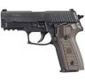 Sig Sauer P229 Compact 9mm Luger 3.9in Black Nitron Pistol - 15+1 Rounds - Black