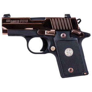 Sig Sauer P238 380 Auto (ACP) 2.7in Rose Gold PVD/Black Pistol - 6+1 Rounds