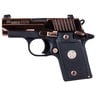 Sig Sauer P238 380 Auto (ACP) 2.7in Rose Gold PVD/Black Pistol - 6+1 Rounds - Black