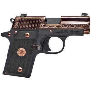 Sig Sauer P238 Micro Compact 380 Auto (ACP) 2.7in Rose Gold PVD Stainless Steel Pistol - 6+1 Rounds