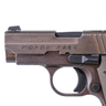 Sig Sauer P238 Micro Compact Spartan II 380 Auto (ACP) 2.7in Distressed Coyote Stainless Pistol - 7+1 Rounds - Brown