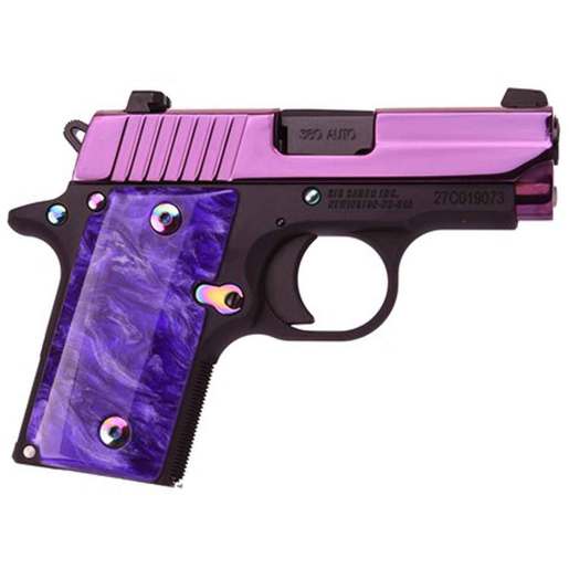 Sig Sauer P238 Pearl Series withPurple Pearlite Grips 380 Auto (ACP) 2.7in Purple PVD Pistol - 6+1 Rounds image