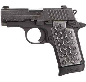 Sig Sauer P238 We The People 380 Auto (ACP) 2.7in Distressed Stainless Pistol - 7+1
