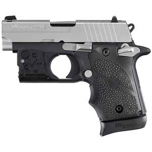 Sig Sauer P238 with Veridian Laser and Holster 380 Auto (ACP) 2.7in Stainless Pistol - 6+1 Rounds