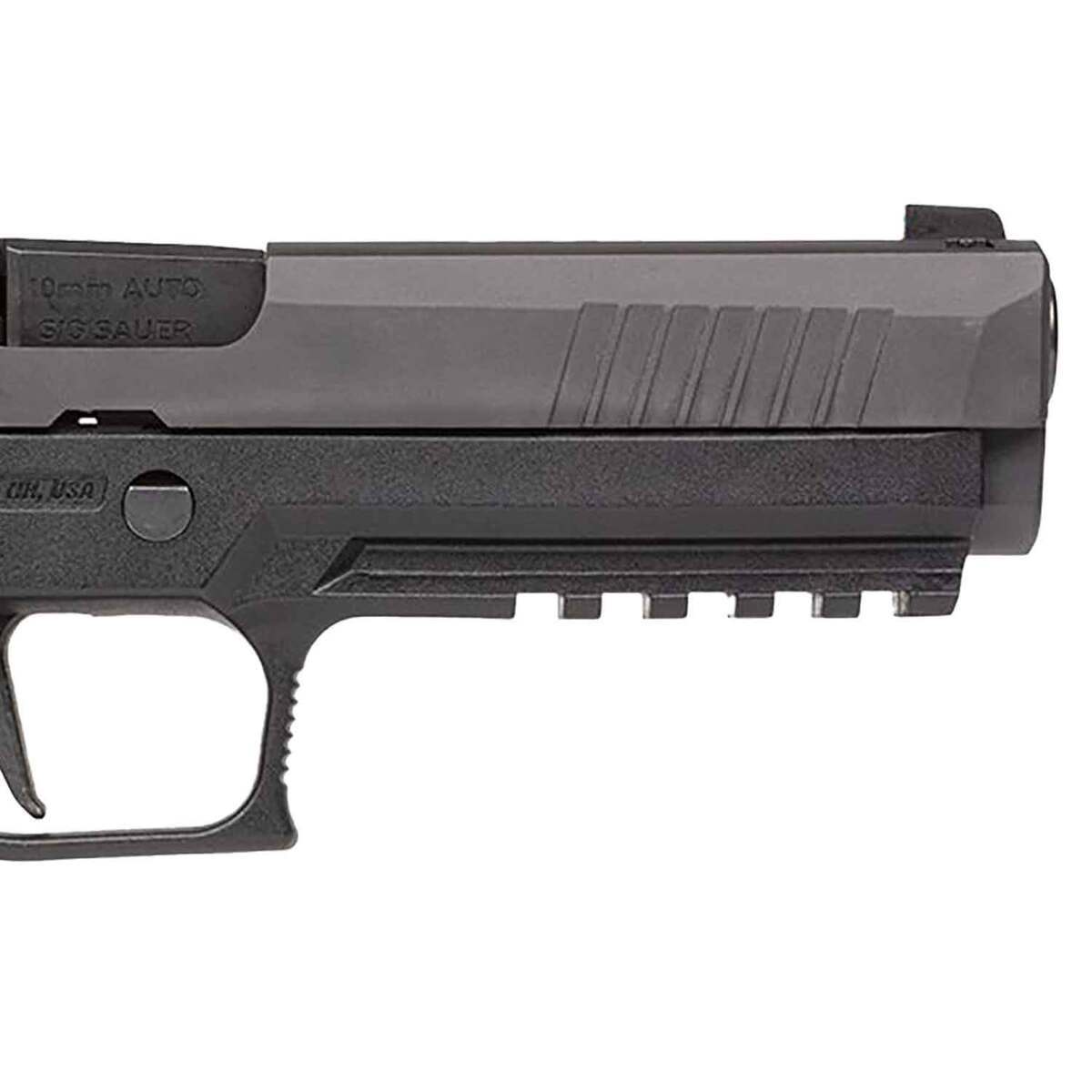 Sig Sauer P320 10mm Auto 5in Black Nitron Pistol - 15+1 Rounds - Black Sig Sauer P320 10mm Auto 5in Black Nitron Pistol - 15+1 Rounds - Black
