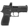 Sig Sauer P320 9mm Luger 3.9in Black Nitron Pistol - 10+1 Rounds - Black