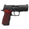 Sig Sauer P320 AXG Classic 9mm 3.9in Black/Walnut Pistol - 17+1 Rounds - Black