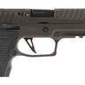 Sig Sauer P320 AXG Legion 9mm Luger 3.9in Legion Gray Cerakote Pistol - 10+1 - Brown