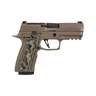 Sig Sauer P320 AXG Scorpion 9mm Luger 3.9in FDE Pistol - 10+1 Rounds - Tan