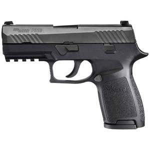 Sig Sauer P320 Compact w/ Night Sights 9mm Luger 3.9in Black Nitron Pistol - 10+1 Rounds