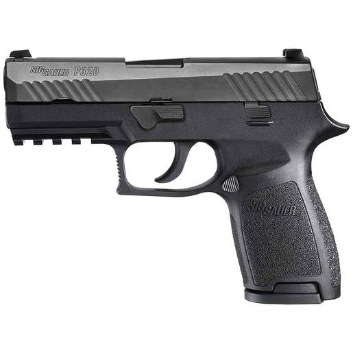 Sig Sauer P320 Compact with Night Sights 9mm Luger 3.9in Black Nitron Pistol - 10+1 Rounds - Black Compact image