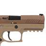 Sig Sauer P320 Compact 9mm Luger 3.9in Flat Dark Earth Pistol - 10+1 Rounds - Tan