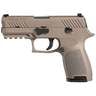 Sig Sauer P320 Compact 45 Auto (ACP) 3.9in Flat Dark Earth Pistol - 9+1 Rounds - Tan