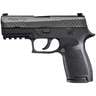 Sig Sauer P320 9mm Luger 3.9in Black Contrast Sight Compact Pistol - 15+1 Rounds - Black