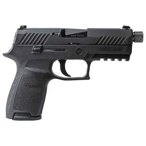 Sig Sauer P320 9mm Luger 3.9in Black SigLight Night Sight Threaded Compact Pistol - 15+1 Rounds