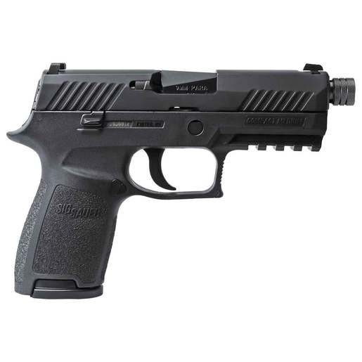 Sig Sauer P320 9mm Luger 3.9in Black SigLight Night Sight Threaded Compact Pistol - 15+1 Rounds - Compact image