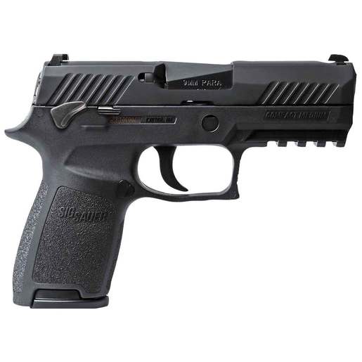 Sig Sauer P320 9mm Luger 3.9in Black SigLight Night Sight Compact Pistol - 15+1 Rounds - Compact image