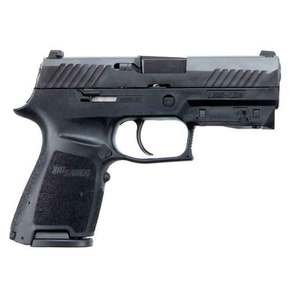 Sig Sauer P320 Lima Compact with Laser Sight 9mm Luger 3.9in Black Nitron Pistol - 15+1 Rounds