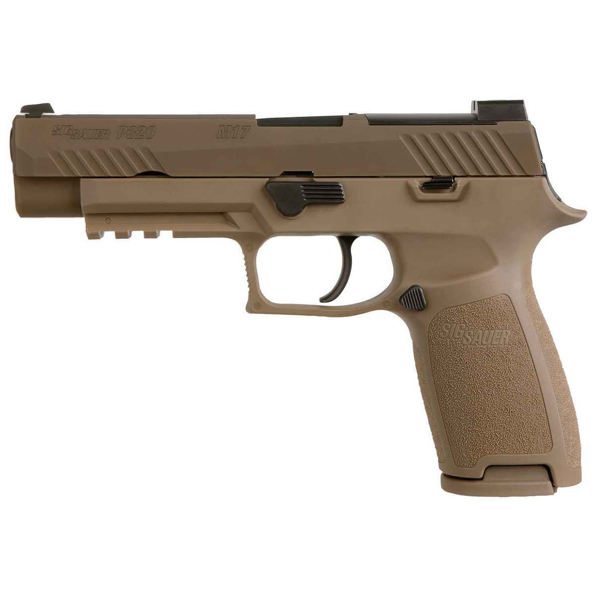 Sig Sauer P320 M17 9mm Luger 4.7in Coyote Pistol - 10+1 Rounds - Coyote Sig Sauer P320 M17 9mm Luger 4.7in Coyote Pistol - 10+1 Rounds - Coyote