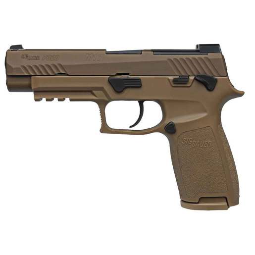 Sig Sauer P320 M17 9mm Luger 47in Coyote Pistol  101 Rounds  Tan