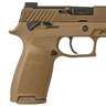Sig Sauer P320 M17 9mm Luger 4.7in Coyote Pistol - 17+1 Rounds - Tan