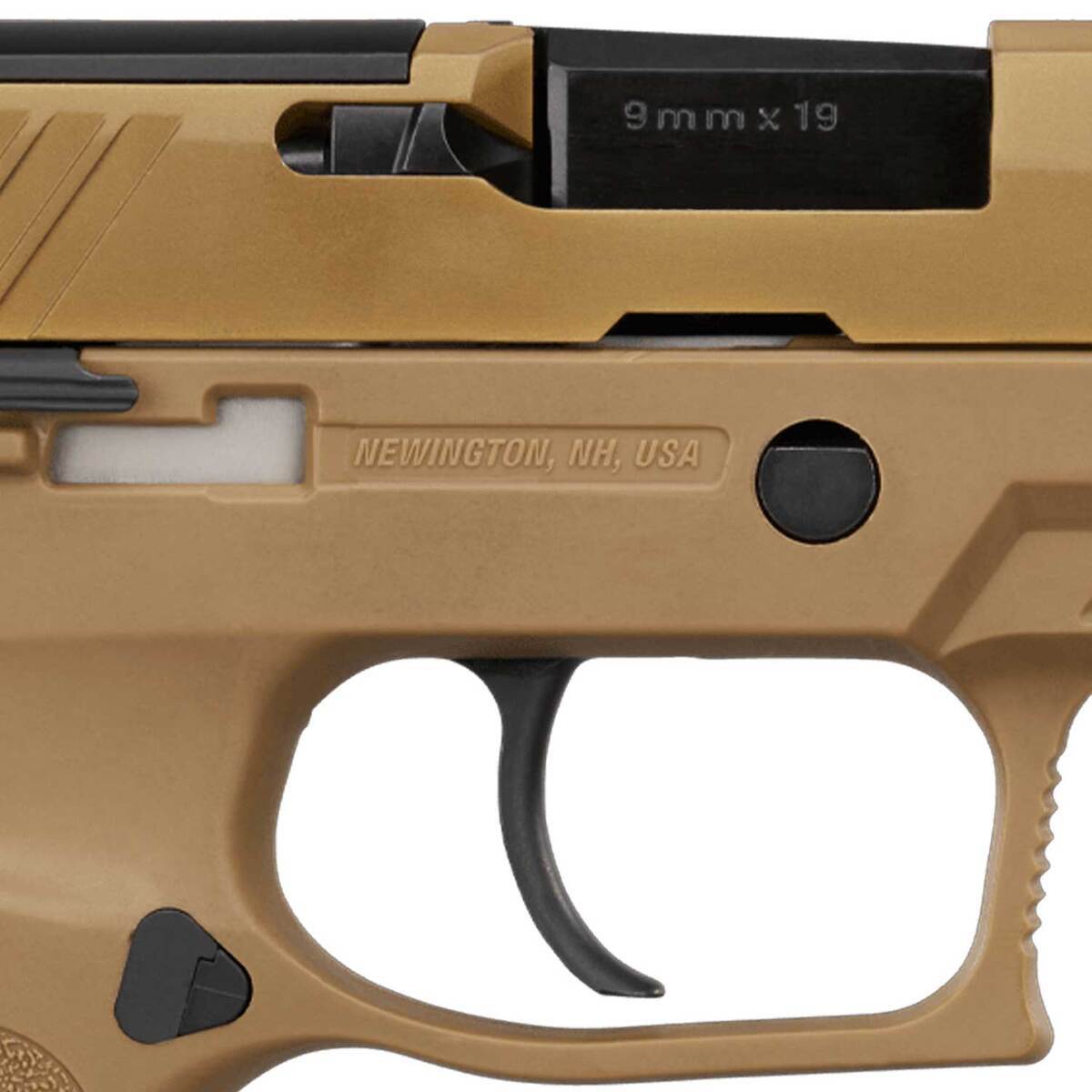 Sig Sauer P320 M17 9mm Luger 4.7in Coyote PVD Pistol - 21+1 Rounds - Tan Sig Sauer P320 M17 9mm Luger 4.7in Coyote PVD Pistol - 21+1 Rounds - Tan