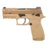 Sig Sauer P320-M18 9mm Luger 3.9in Coyote PVD Pistol - 10+1 Rounds - Tan