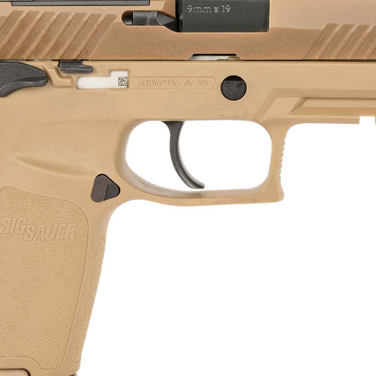 Sig Sauer P320-M18 9mm Luger 3.9in Coyote PVD Pistol - 10+1 Rounds - Tan Sig Sauer P320-M18 9mm Luger 3.9in Coyote PVD Pistol - 10+1 Rounds - Tan