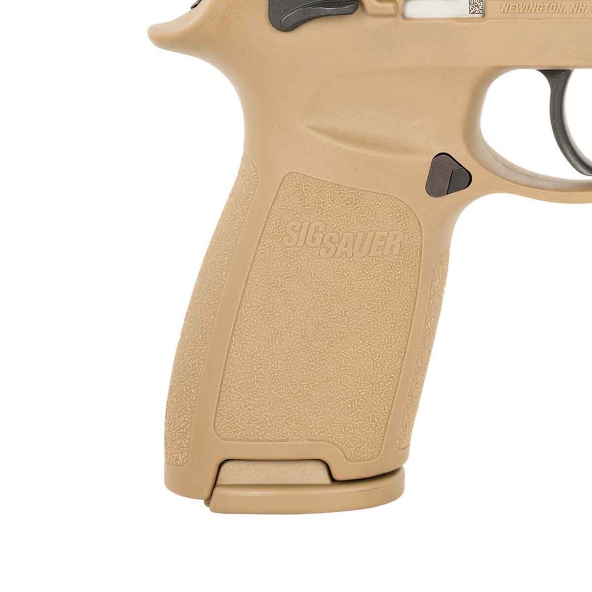 Sig Sauer P320-M18 9mm Luger 3.9in Coyote PVD Pistol - 10+1 Rounds - Tan Sig Sauer P320-M18 9mm Luger 3.9in Coyote PVD Pistol - 10+1 Rounds - Tan