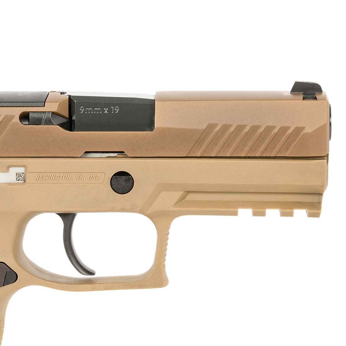 Sig Sauer P320-M18 9mm Luger 3.9in Coyote PVD Pistol - 10+1 Rounds - Tan Sig Sauer P320-M18 9mm Luger 3.9in Coyote PVD Pistol - 10+1 Rounds - Tan