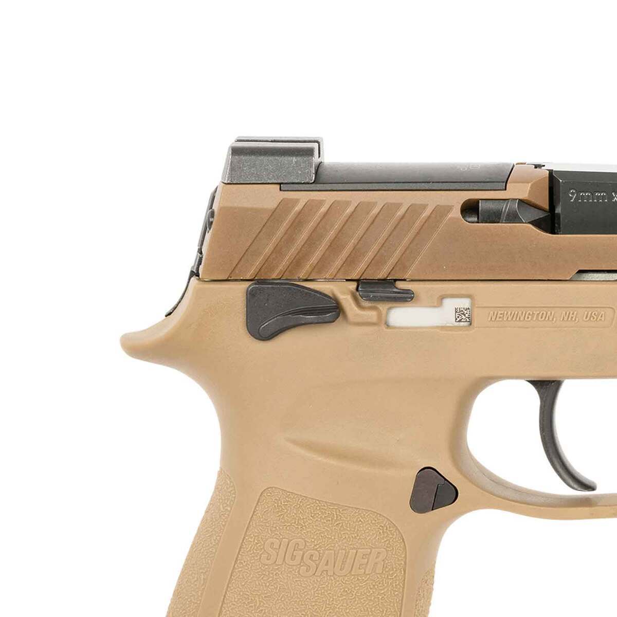 Sig Sauer P320-M18 9mm Luger 3.9in Coyote PVD Pistol - 10+1 Rounds - Tan Sig Sauer P320-M18 9mm Luger 3.9in Coyote PVD Pistol - 10+1 Rounds - Tan