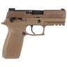 Sig Sauer P320 M18 9mm Luger 3.9in Coyote PVD Pistol - 17+1 Rounds - Tan