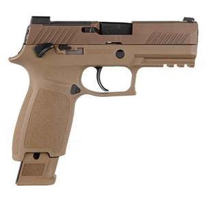 Sig Sauer P320 M18 9mm Luger 39in Coyote PVD Pistol  211 Rounds