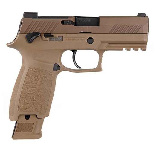 Sig Sauer P320 M18 9mm Luger 39in Coyote PVD Pistol  211 Rounds  Brown