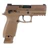 SIG SAUER P320 M18 9mm Luger 3.9in Coyote PVD Pistol - 21+1 Rounds - Coyote Brown