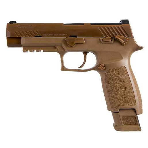 Sig Sauer P320 Military Surplus 9mm Luger 4.7in Coyote Brown Pistol - 21+1 Rounds - Used image