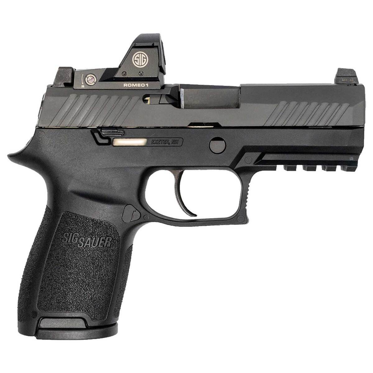 Sig Sauer P320 RX Compact w/ Romeo1 9mm Luger 3.9in Nitron Pistol - 10+1 Rounds - Black Sig Sauer P320 RX Compact w/ Romeo1 9mm Luger 3.9in Nitron Pistol - 10+1 Rounds - Black