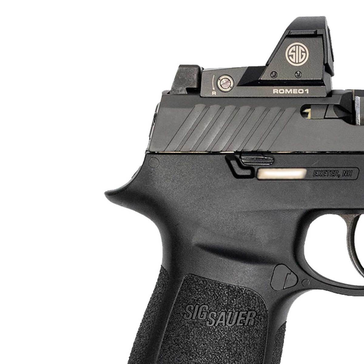 Sig Sauer P320 RX Compact w/ Romeo1 9mm Luger 3.9in Nitron Pistol - 10+1 Rounds - Black Sig Sauer P320 RX Compact w/ Romeo1 9mm Luger 3.9in Nitron Pistol - 10+1 Rounds - Black