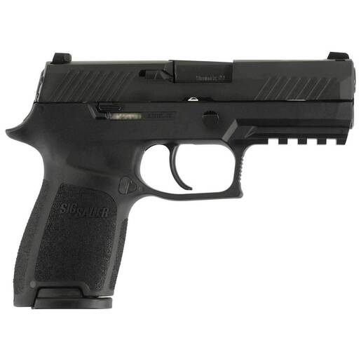 Sig Sauer P320 Compact with Contrast Sights 9mm Luger 39in Black Nitron Pistol  101 Rounds  Black Compact